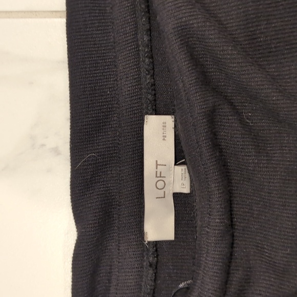 Loft: off the shoulder black sweater shirt - Picture 2 of 4